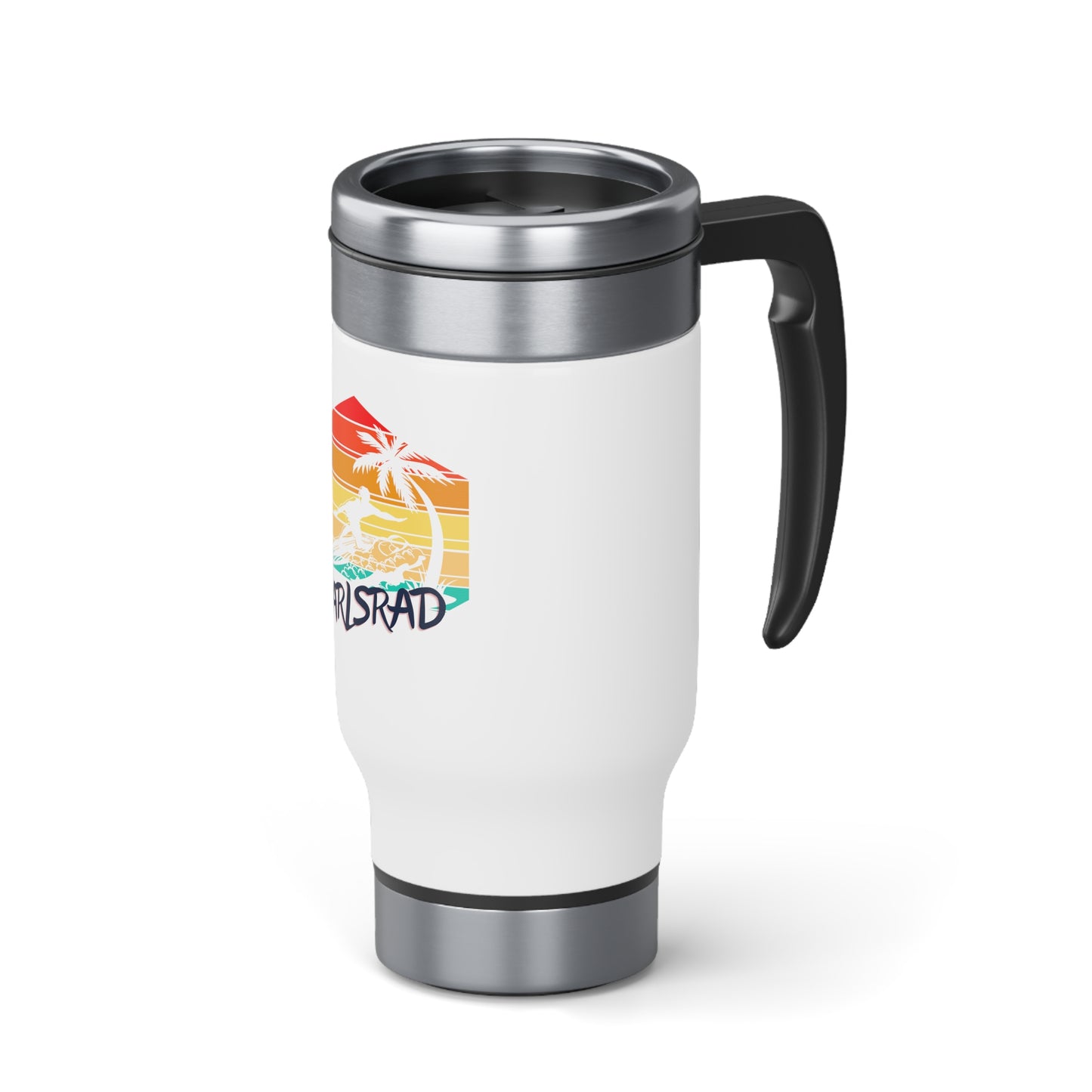 Stainless Steel Carslrad Mug with Handle, 14oz