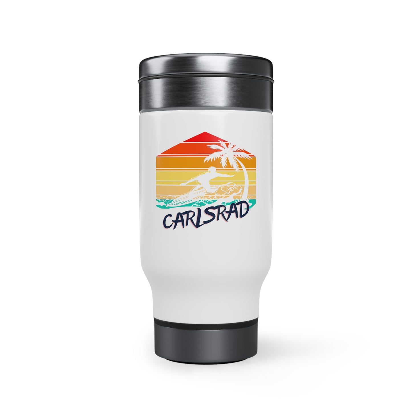 Stainless Steel Carslrad Mug with Handle, 14oz